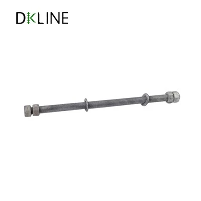 Hot Dip Galvanized Double Arming Bolts (Spool Bolts)